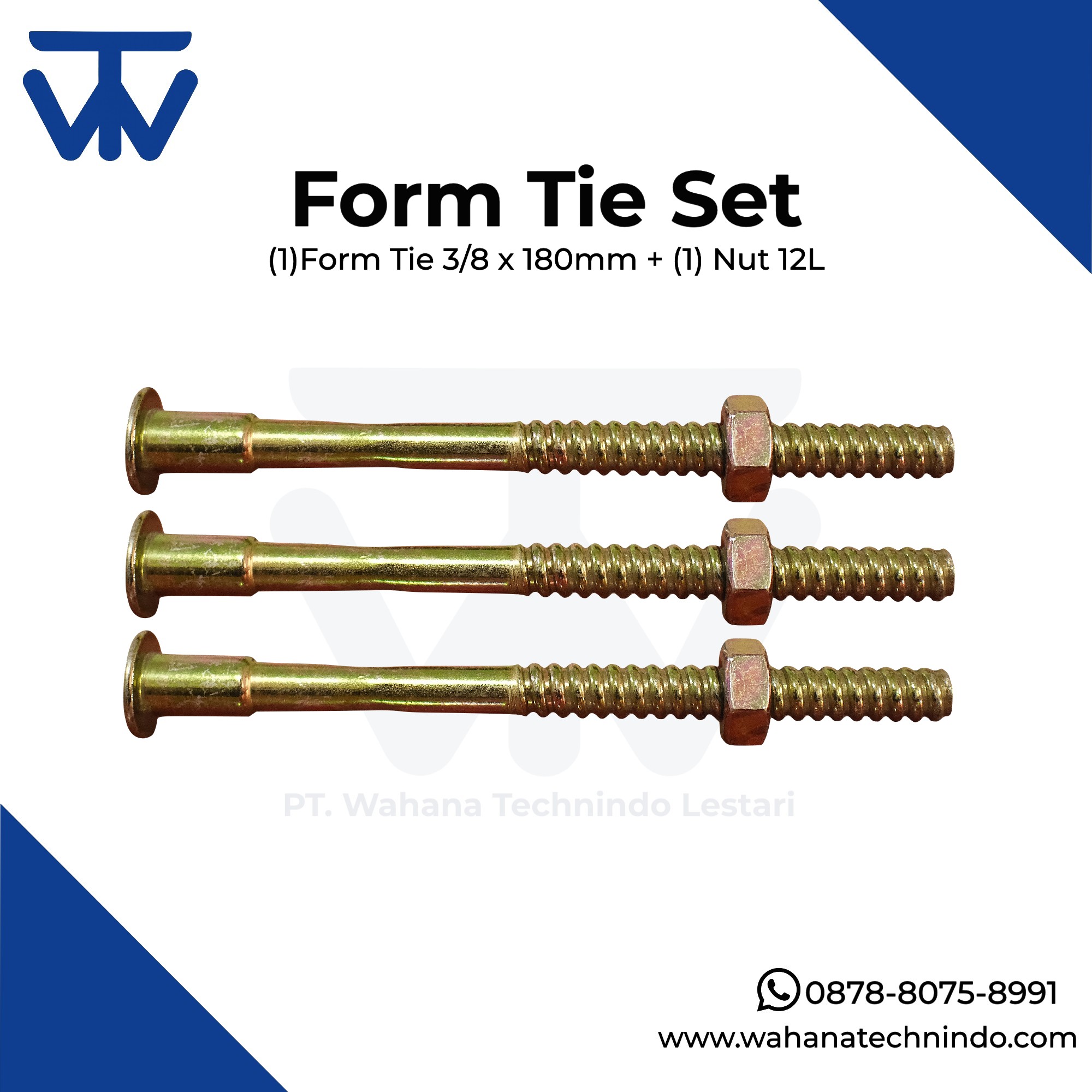 Form Tie Set 3/8